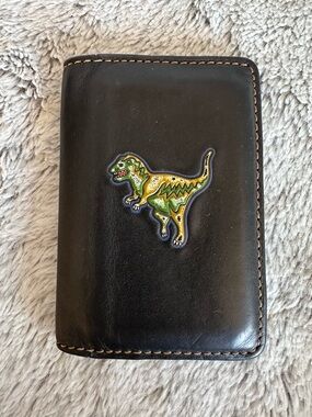 Coach Rexy Leather Card Holder Wallet